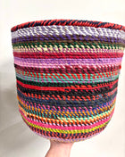 Large Basket -pinky colours