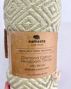 Sage handloom throw