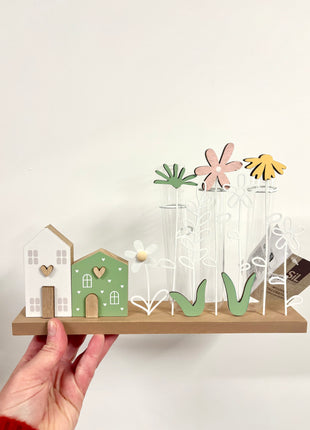 Flower house prop station