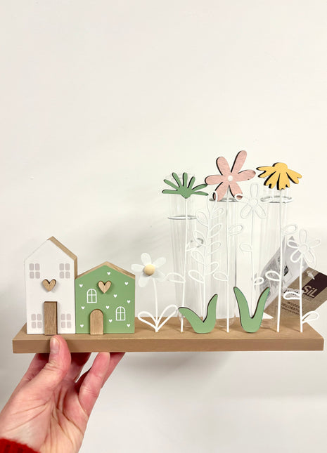 Flower house prop station