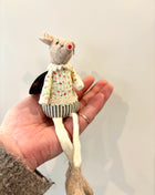 Mouse sitting floral jumper
