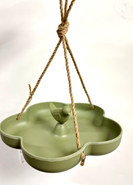 Bird feeder dark green