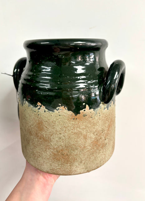 Two toned/two handled vase