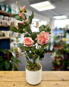 Faux Potted Rose