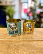 Storage tins Olive oil