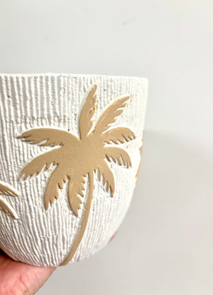 Palm tree planter small
