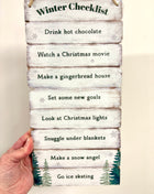 Winter wonderland checklist