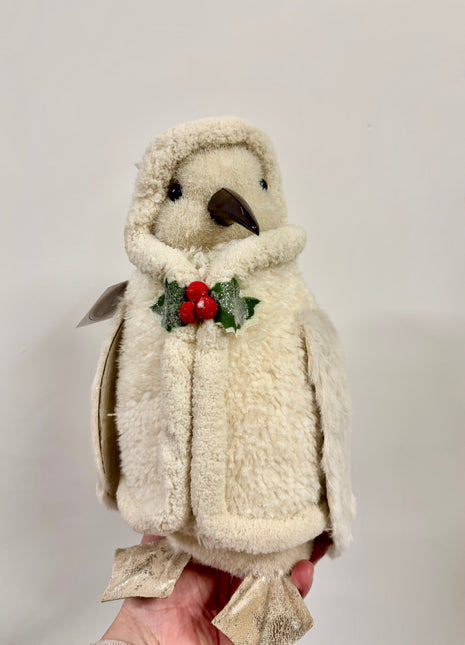 Penguin in fluffy coat