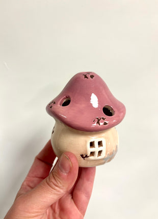 Mushroom house pink