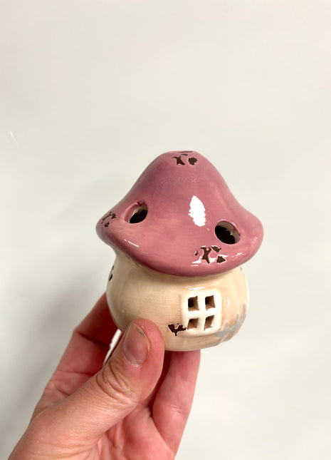Mushroom house pink