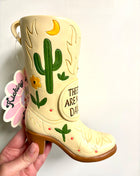Boot vase - boots are made for dancing