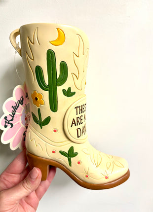 Boot vase - boots are made for dancing