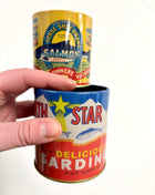 Sardine tins x2