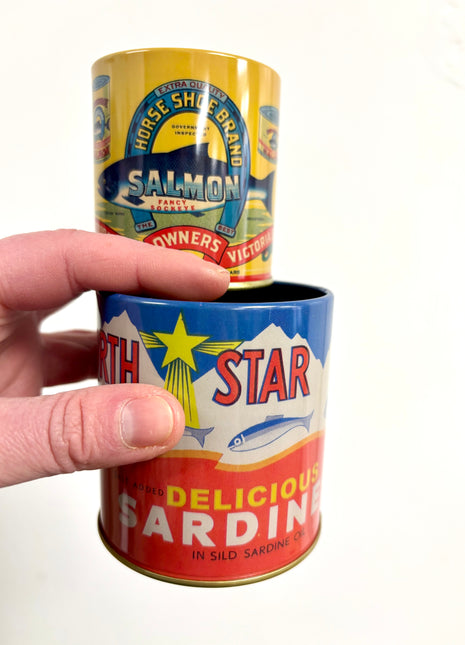 Sardine tins x2