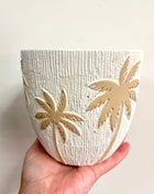Palm tree planter small