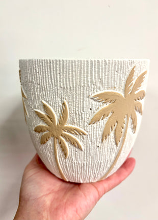 Palm tree planter small