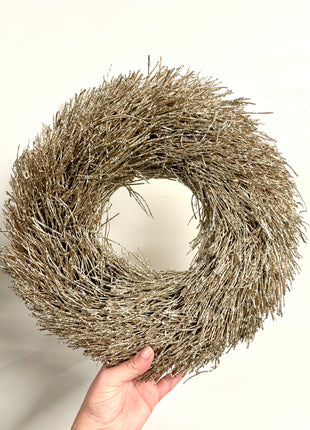 Glitter gold wreath