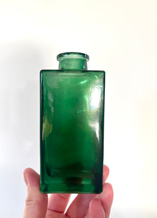 Rectangle vase Green/Brown