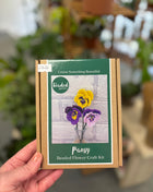 Beaded Pansy craft kit
